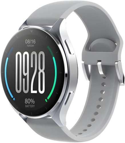 Смарт-часы Xiaomi Watch 2 46мм,  1.43",  серый/серебристый [bhr8034gl]
